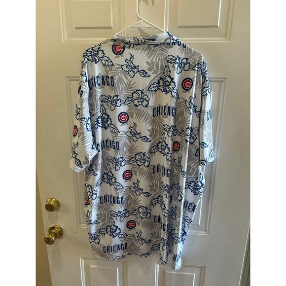 Chicago Cubs NWOT Sz 3XL Reyn Spooner WHITE HAWAIIAN PERFORMANCE POLO MSRP $99 - Picture 5 of 6